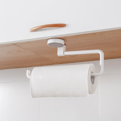 Large Paper Towel Holder Wall Mount Under Cabinet Kitchen Hanging Toilet Paper Towel Holder Gifts for Women & Men - Sundreame