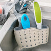 Kitchen Sponge Drain Holder Suction Cup Sink Shelf Soap Sucker Storage Rack Basket Wash Cloth