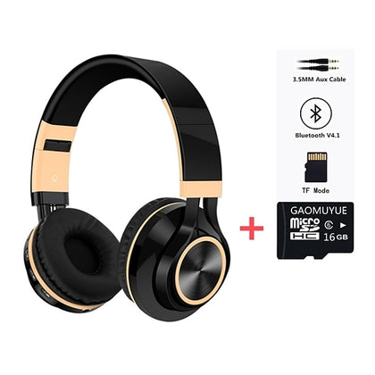 LVcards Wireless Headphones Bluetooth Headset Foldable Headphone & Earphones With Microphone sport Earphone B1-01 - Sundreame