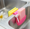 Kitchen Accessories Double Sink Caddy Saddle Style Kitchen Organizer Storage Sponge Holder Rack Tool